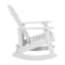 Flash Furniture White Adirondack Rockers & 1 Side Table, PK 2 JJ-C14705-2-T14001-WH-GG - alternate 2
